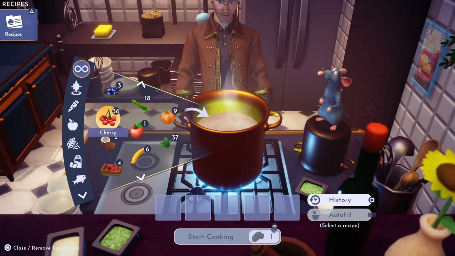 Mix all the berries to make the Berry Salad (Image via Gameloft, YouTube/Greymane Gaming)