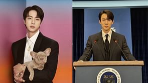 “Is this a sign of getting actor seokjin”— Fans goes wild as When The Phone Rings star Yoo Yeon-seok wears tracksuit akin to BTS' Jin's Instagram post