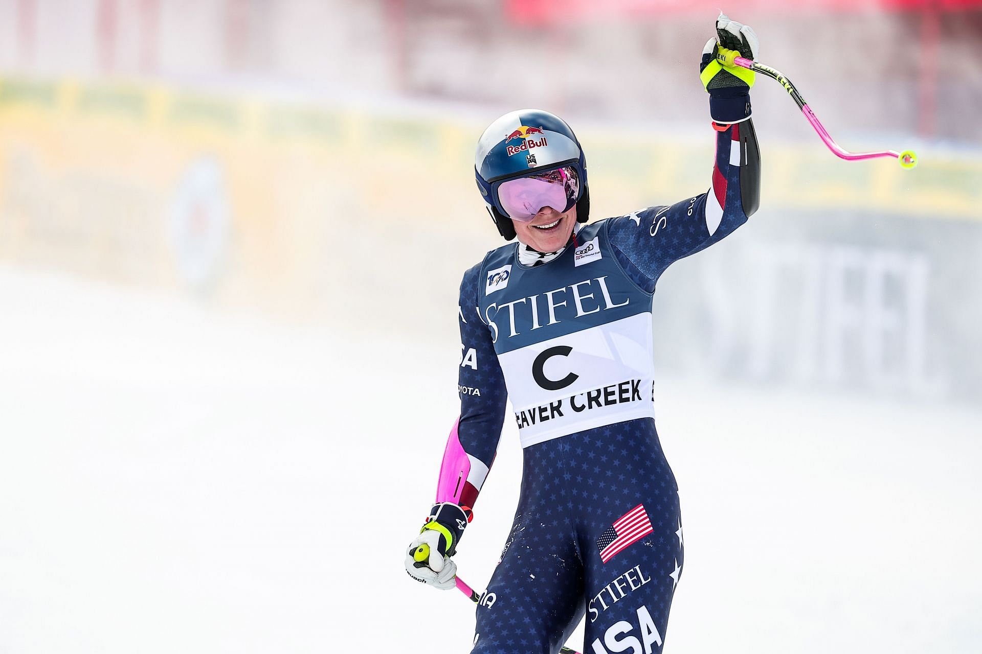 Vonn in action at the Birds of Prey FIS World Cup (Image Source: Getty)