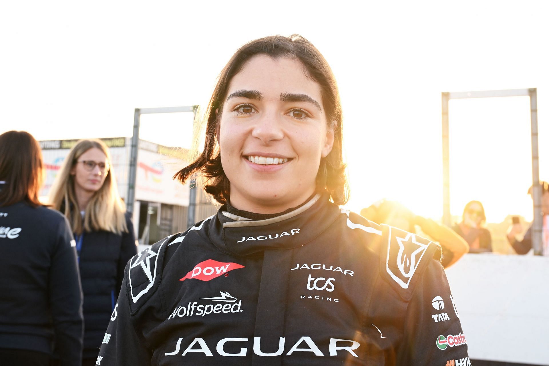 Jamie Chadwick at the Formula E Pre-Season Testing in Jarama - Source: Getty