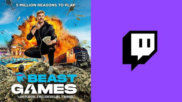 First episode of Beast Games will be streamed on Twitch (Image via beastgamesonprime/Instagram, blog.twitch.tv)