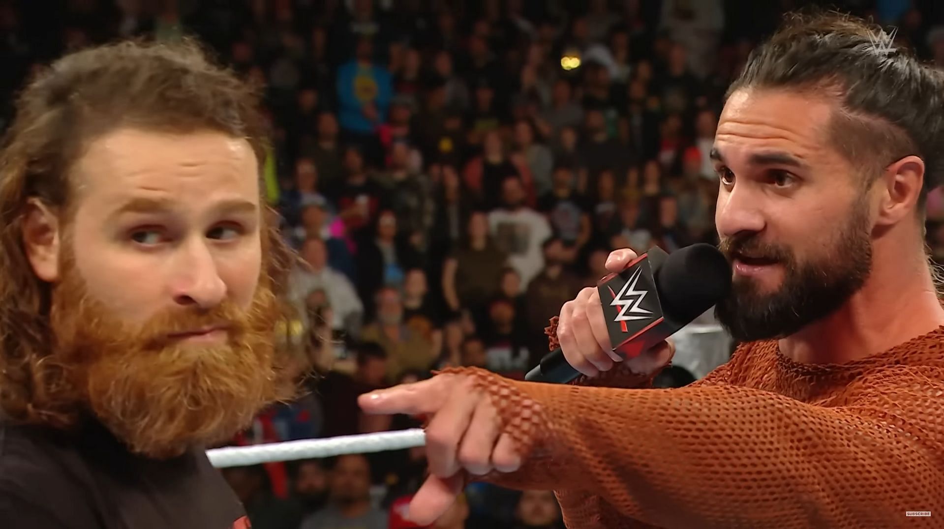 Sami and Seth on RAW (via WWE