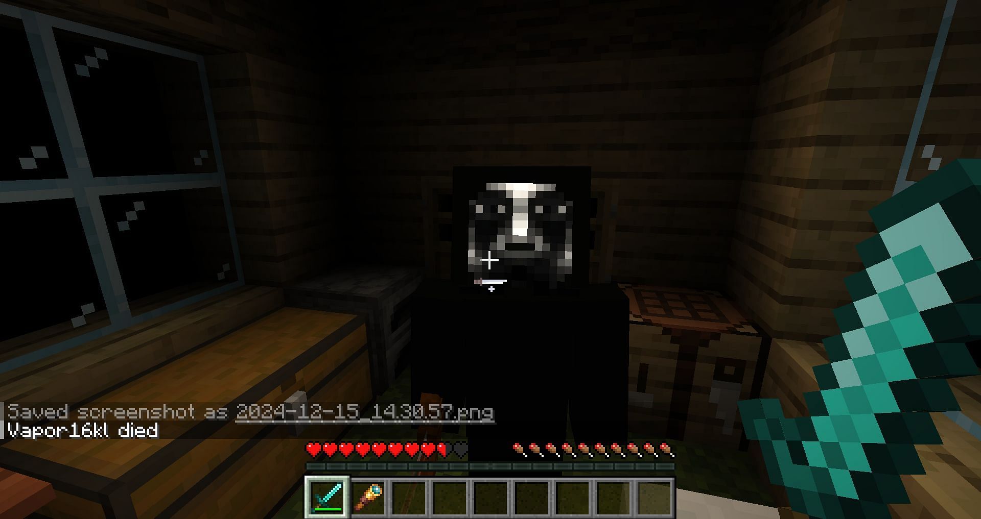 Lurker can inflict a scary darkness effect (Image via Mojang)