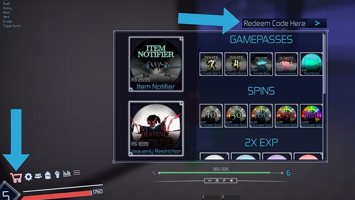 Jujutsu Infinite codes (April 2025)