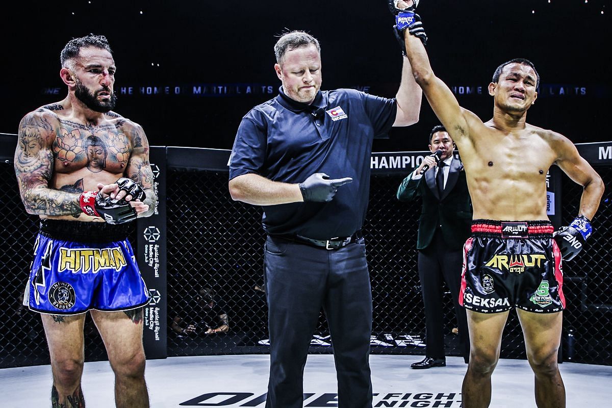 Liam Harrison (left), Seksan (right) [Photo via: ONE Championship]