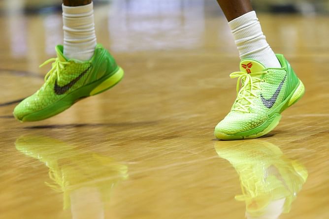 Top 5 NBA Christmas Day sneakers of all time ft. Kobe Bryant's famed 'Kobe 6 Grinch'