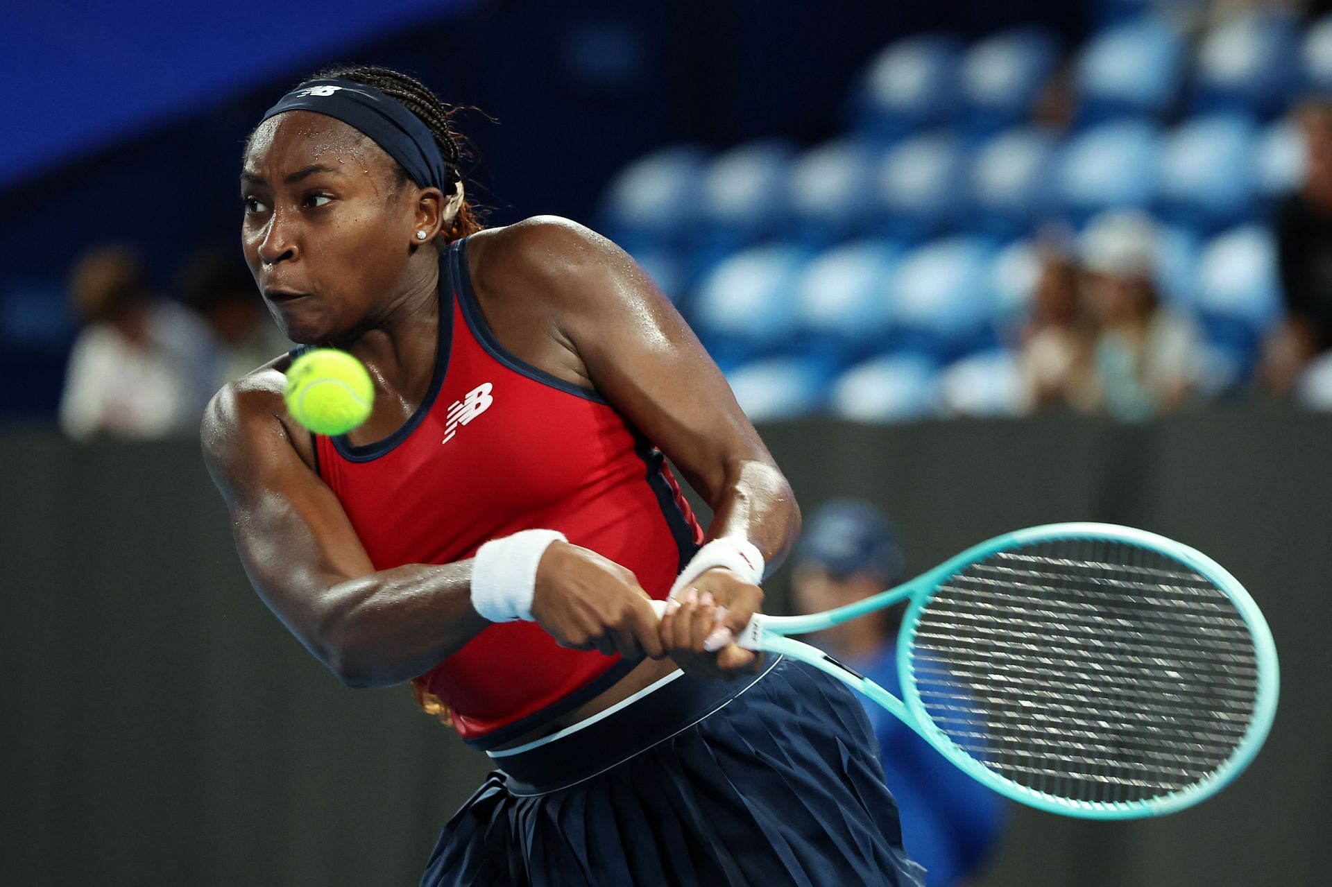 Gauff in action at he United Cup (Image Source: Getty)