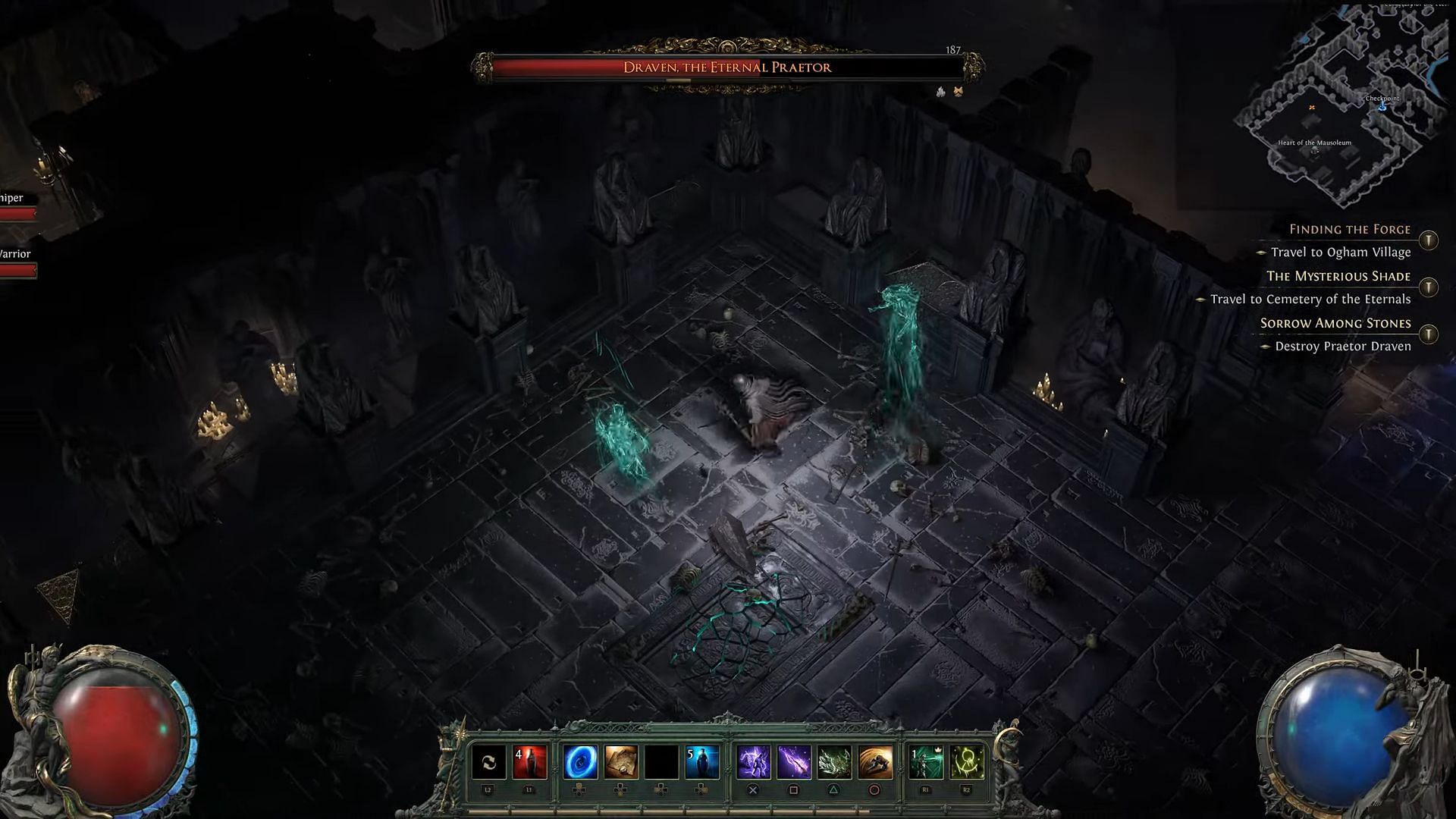 The pesky sprites can empower the boss (Image via GGG)