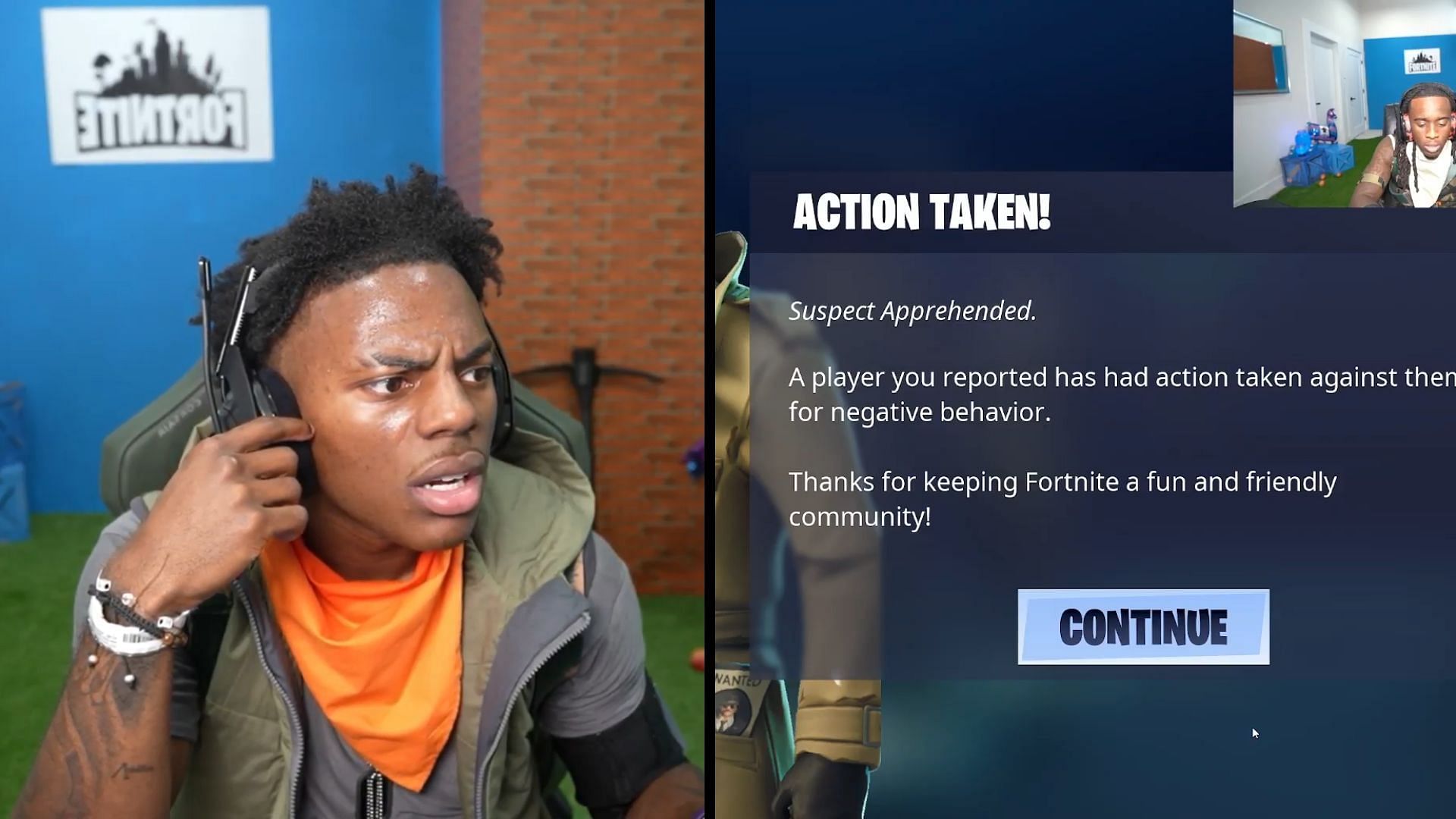 IShowSpeed and Kai Cenat warn stream snipers with bans before starting Fortnite marathon (Image via IShowSpeed/YouTube)