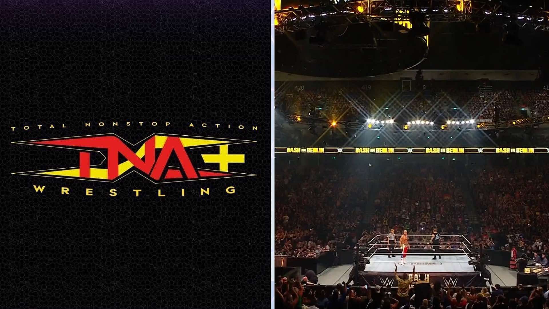 41-year-old star leaves TNA [Image credits: tnawrestling.com, Triple H on Twitter]