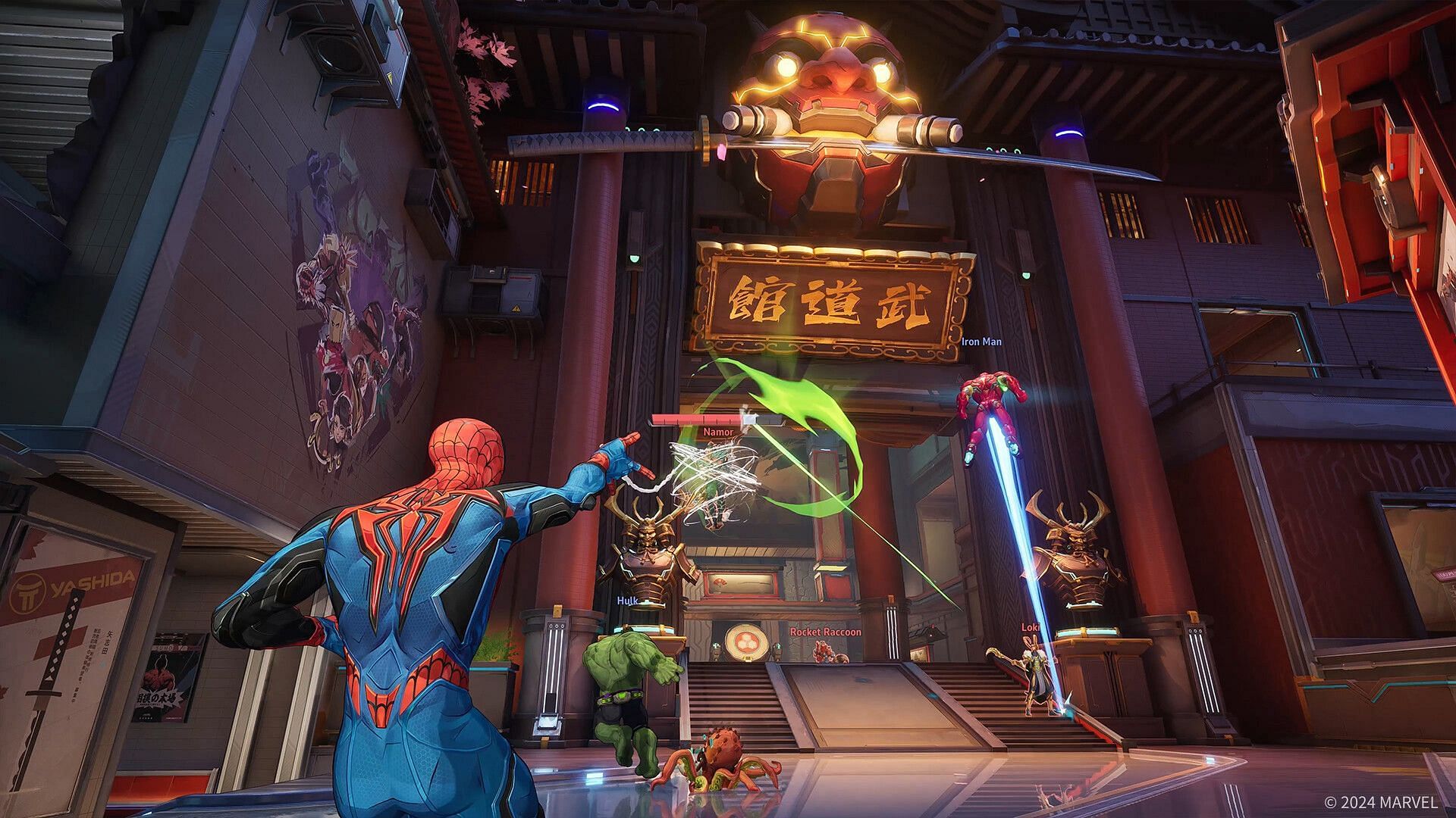 You can play as Spiderman in Marvel Rivals. (Image via NetEase Games)