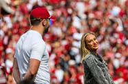 In Pictures Baker Mayfield And Wife Emily Celebrate Daughter s First 