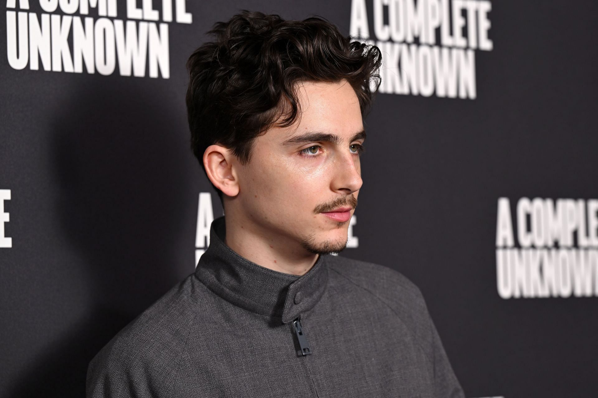 Timoth&eacute;e Chalamet is Bob Dylon (Image via Getty)