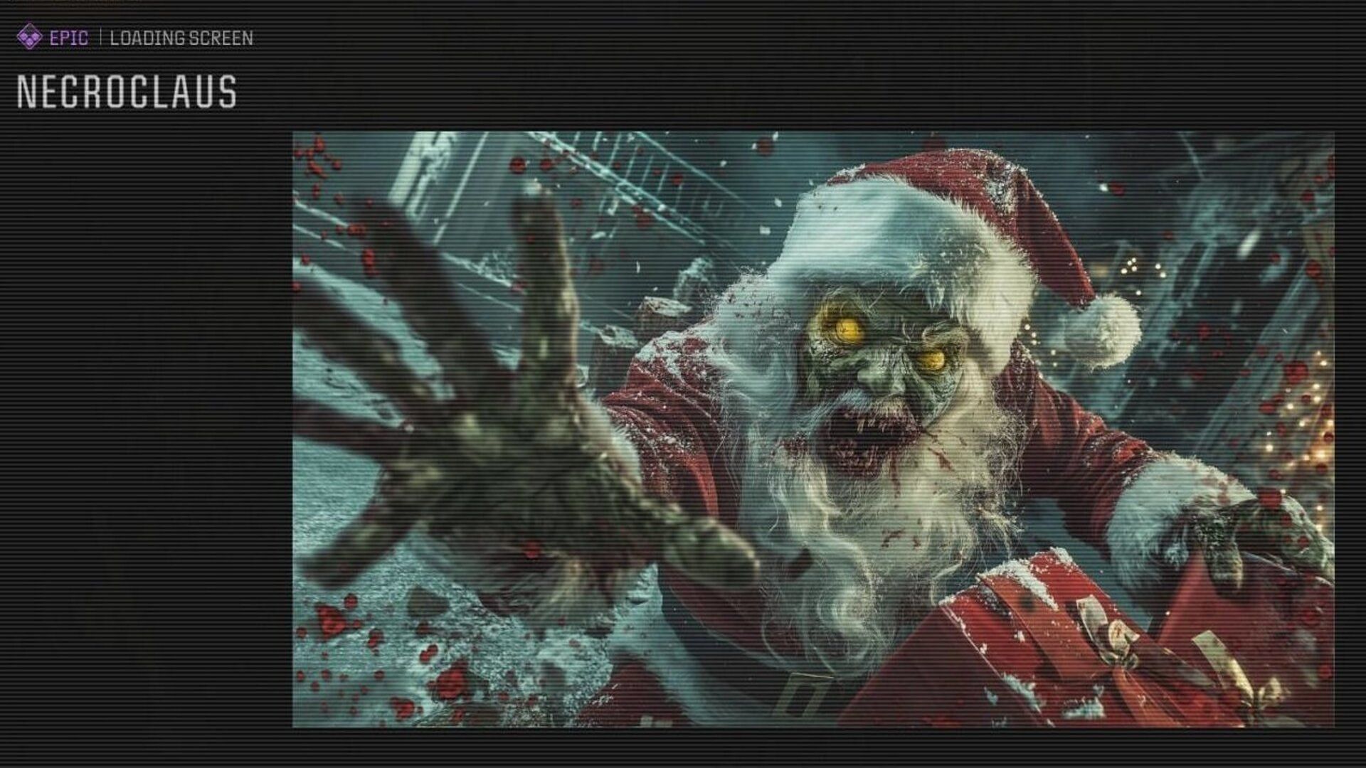 Necroclaus loading screen in Black Ops 6 (Image via Activision)