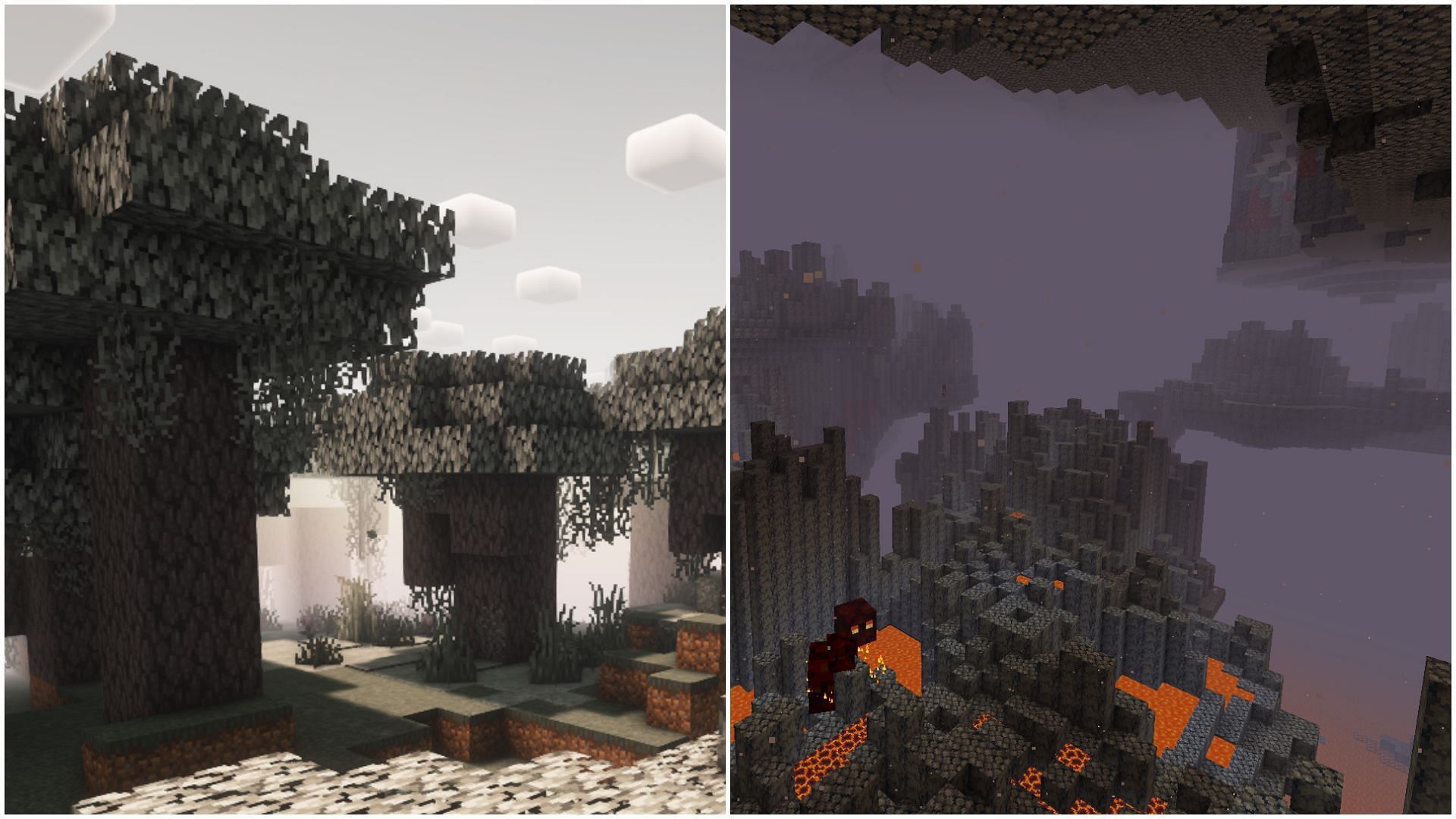 Pale Garden could have had fog like few other biomes (Image via Mojang Studios)