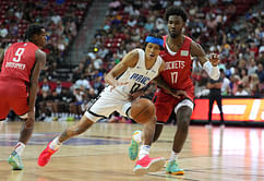 RJ Hampton drops 3-word reaction to Heisman favorite Travis Hunter's latest win