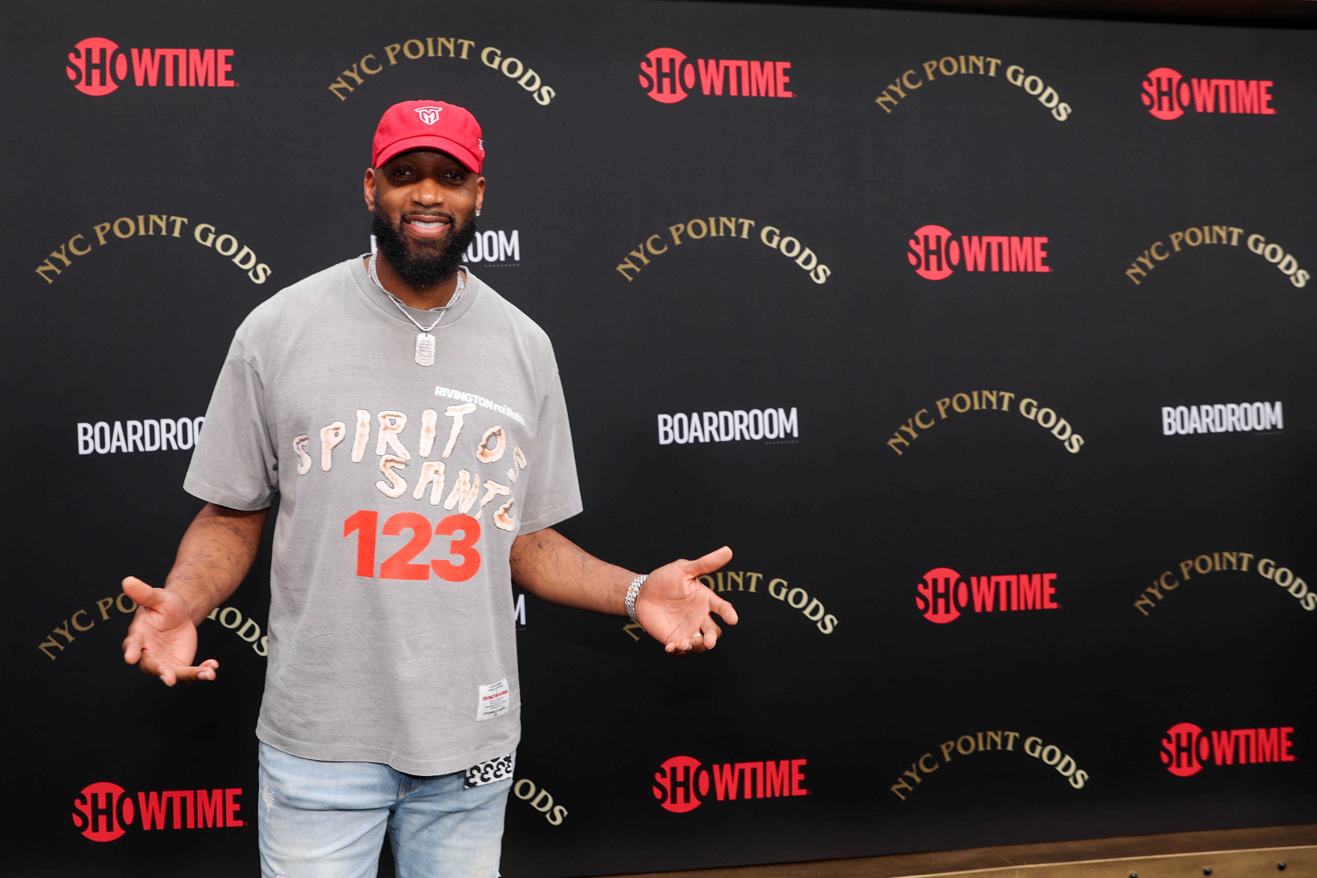 Tracy attends The NYC Point Gods Premiere at The Midnight Theatre. Mandatory Credit: Jessica Alcheh-Imagn Images