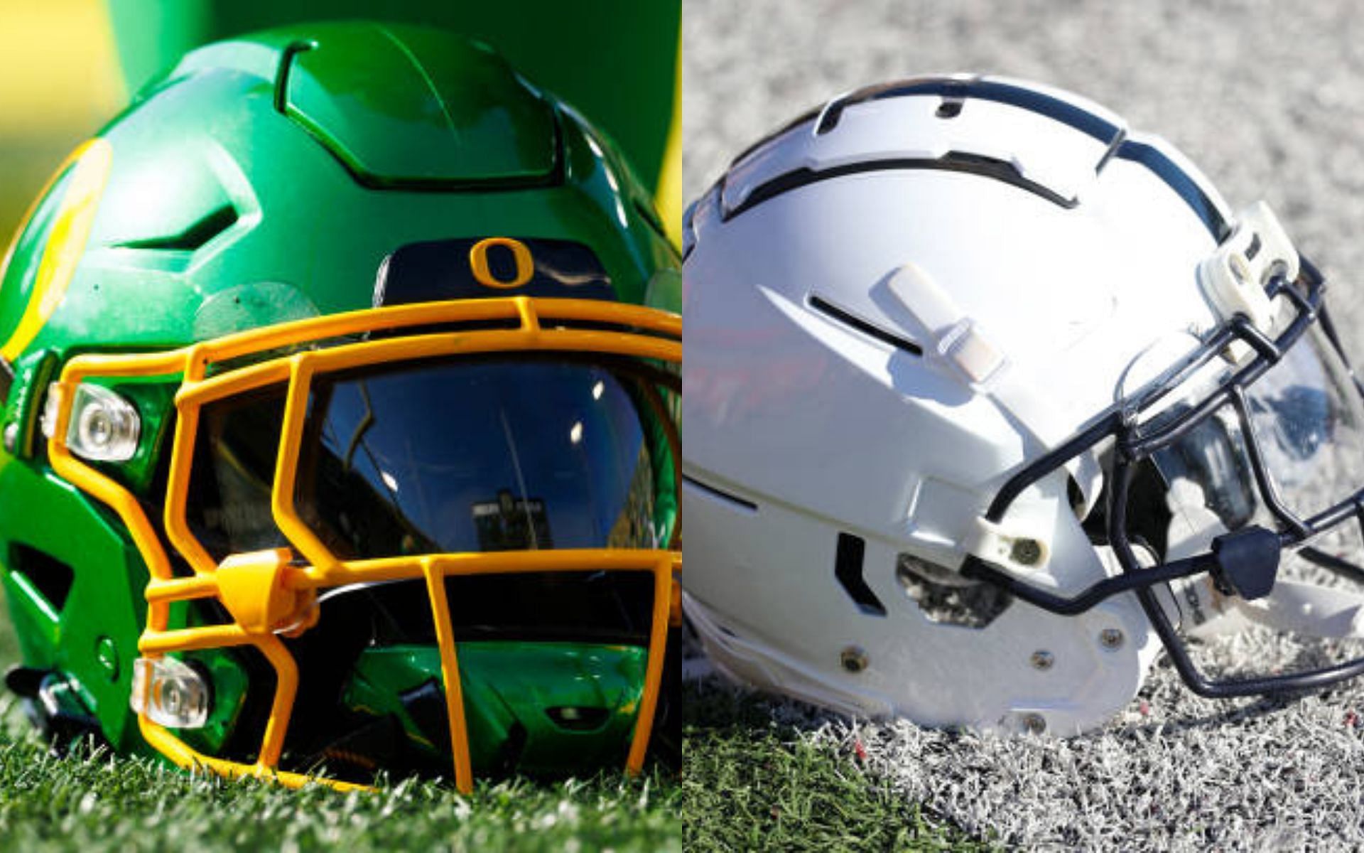 Oregon Ducks (left); Penn State Nittany Lions (right)