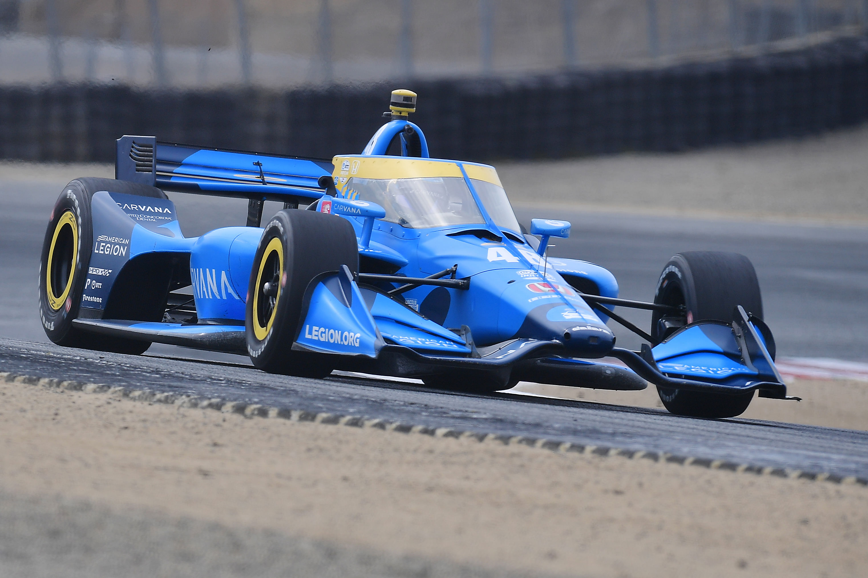 Jimmie Johnson (48) of United States during practice at WeatherTech Raceway Laguna Seca. Mandatory Credit: Gary A. Vasquez-Imagn Images - Source: Imagn