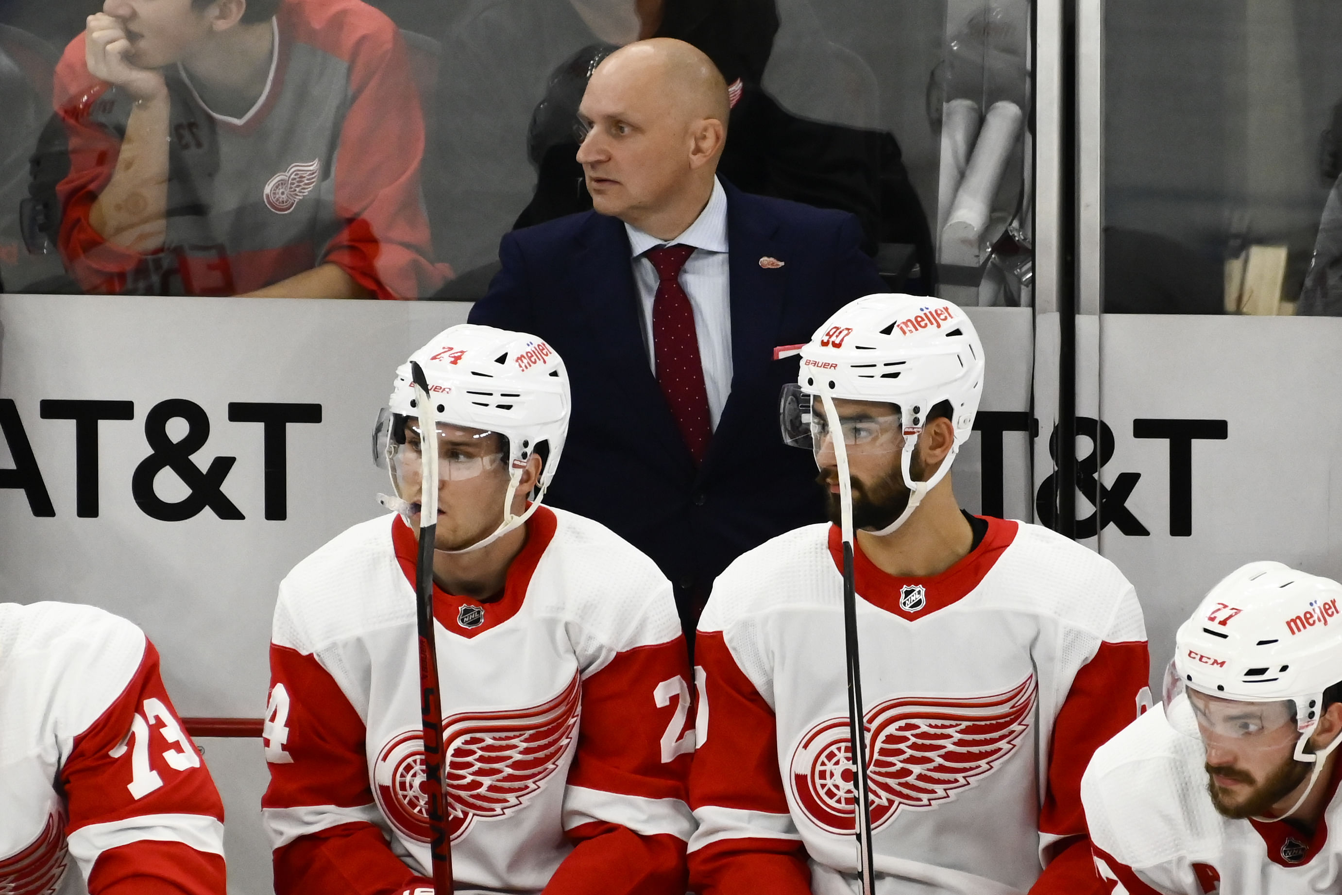 The Red Wings moved on from Derek Lalonde (Imagn)