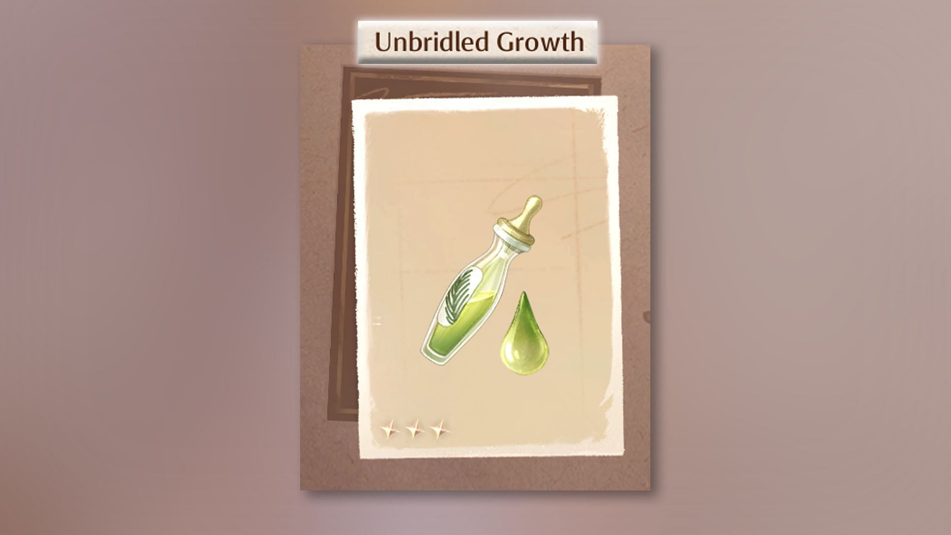 Unbridled Growth Whim Fragrance (Image via Infold Games)