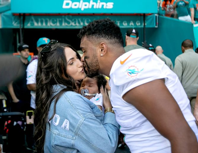 Inside Tua Tagovailoa and his wife Annah's exclusive Moana 2 screening for Miami Dolphins teammates' families