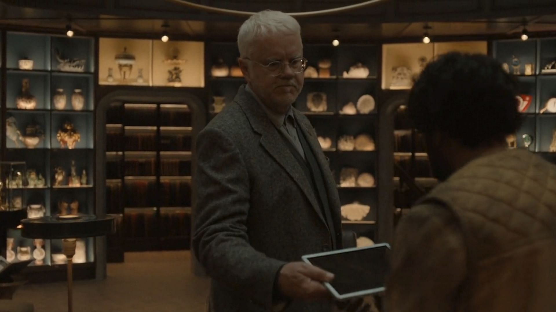 Bernard and Lukas inside the vault (Image via Apple TV+)