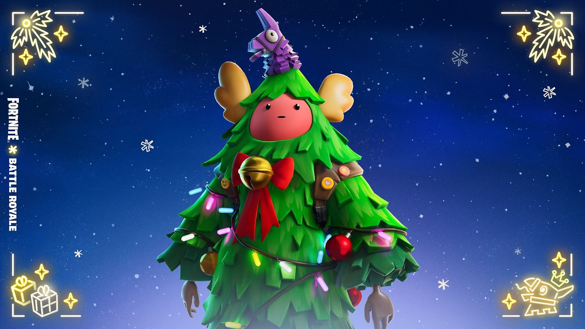 Guffmas Tree skin is now in Fortnite (Image via Epic Games)