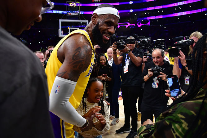 "Let's go Baby Z" - LeBron James and wife Savannah have daughter Zhuri’s back ahead of her sporting journey