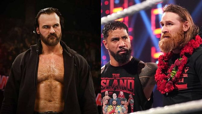Drew McIntyre sends a message to Jey Uso and Sami Zayn after their public appearance