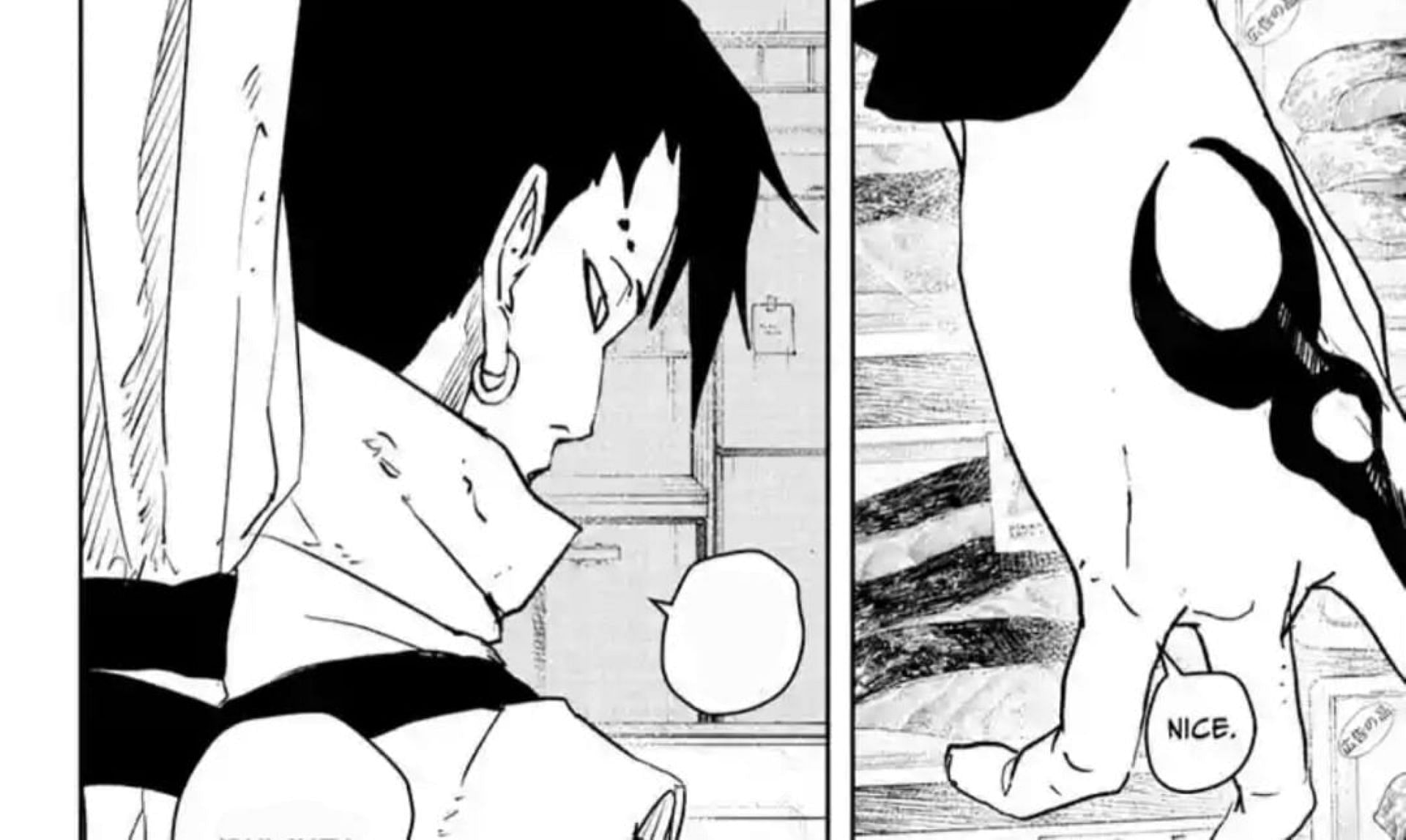 Kuguri, as seen in the chapter (Image via Shueisha)