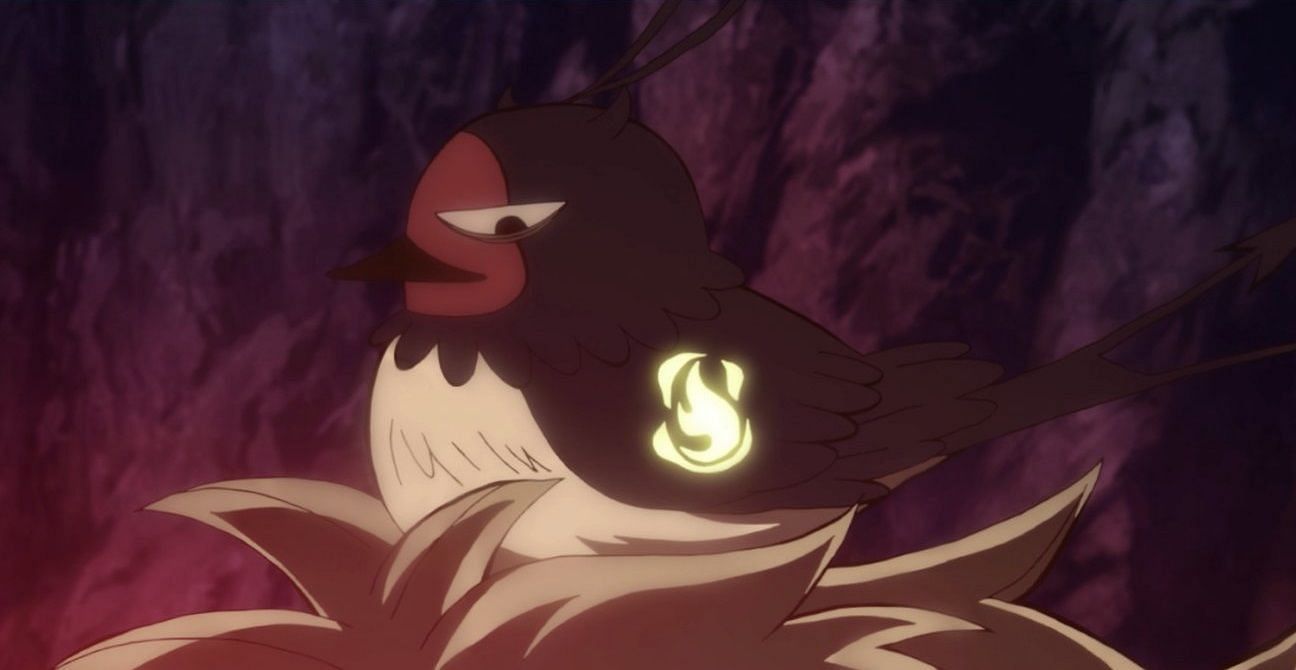 Secre in her bird form. (Image via Studio Pierrot)