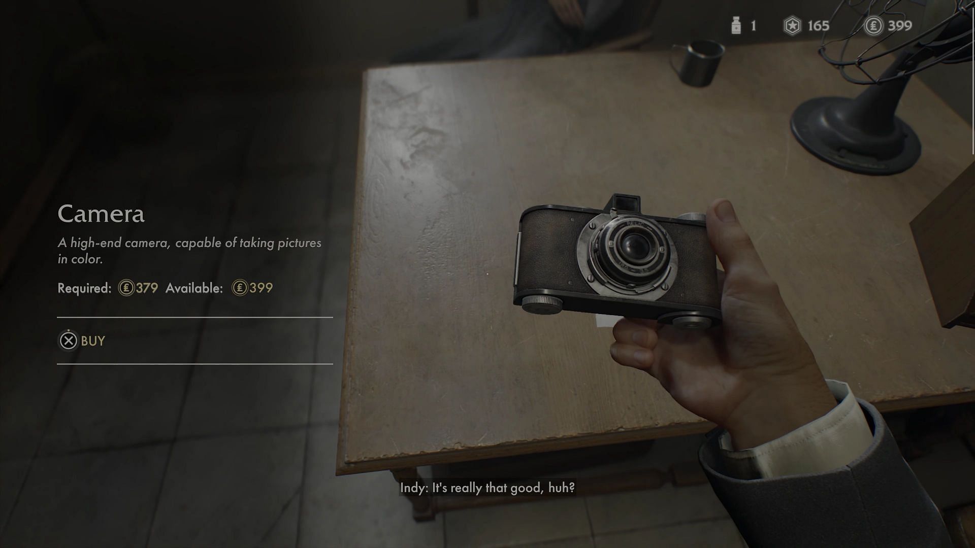 Pay the price set forth by Ernesto to unlock the camera (Image via Bethesda)