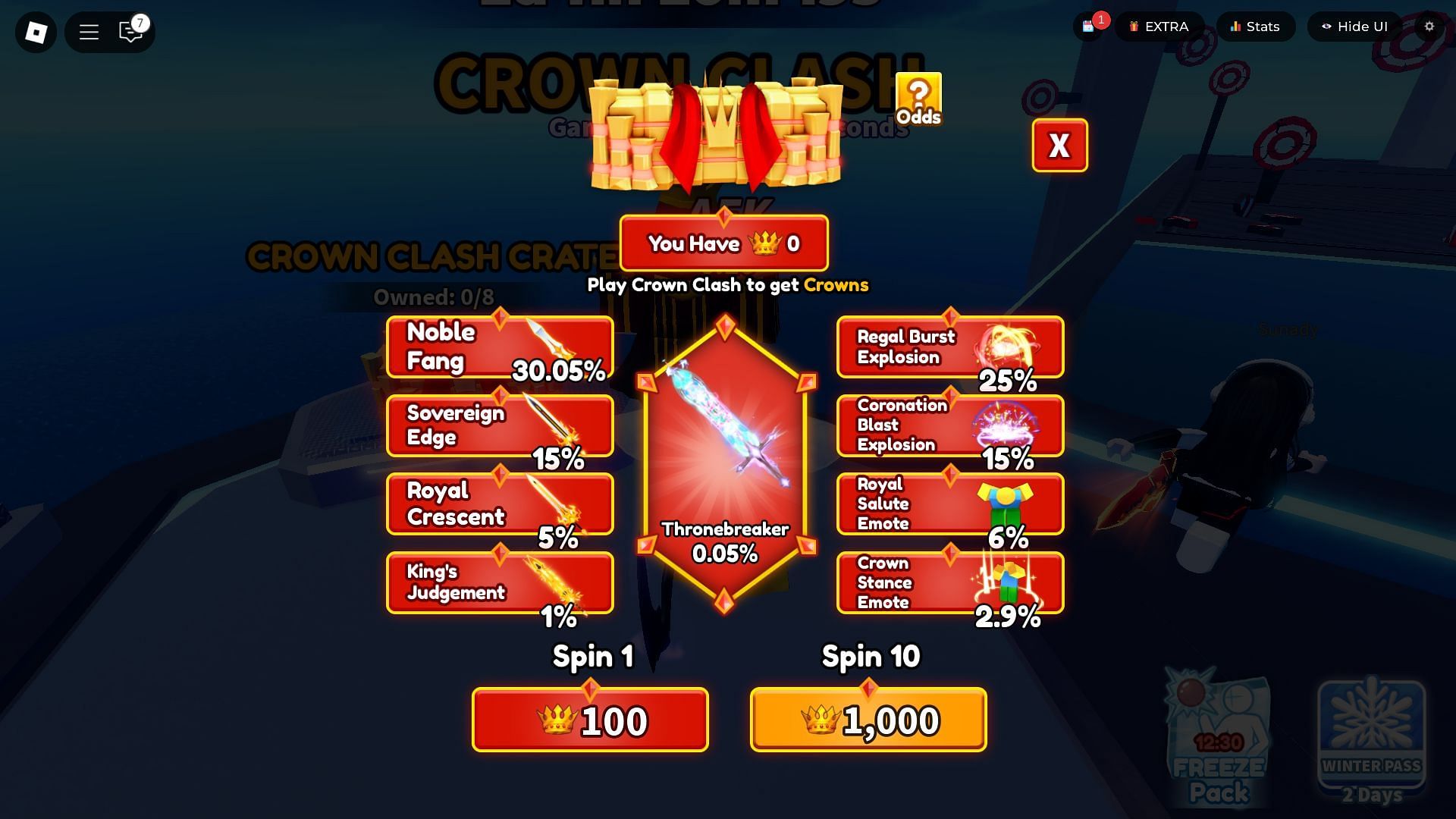 Reward Crate prizes (Image via Roblox)