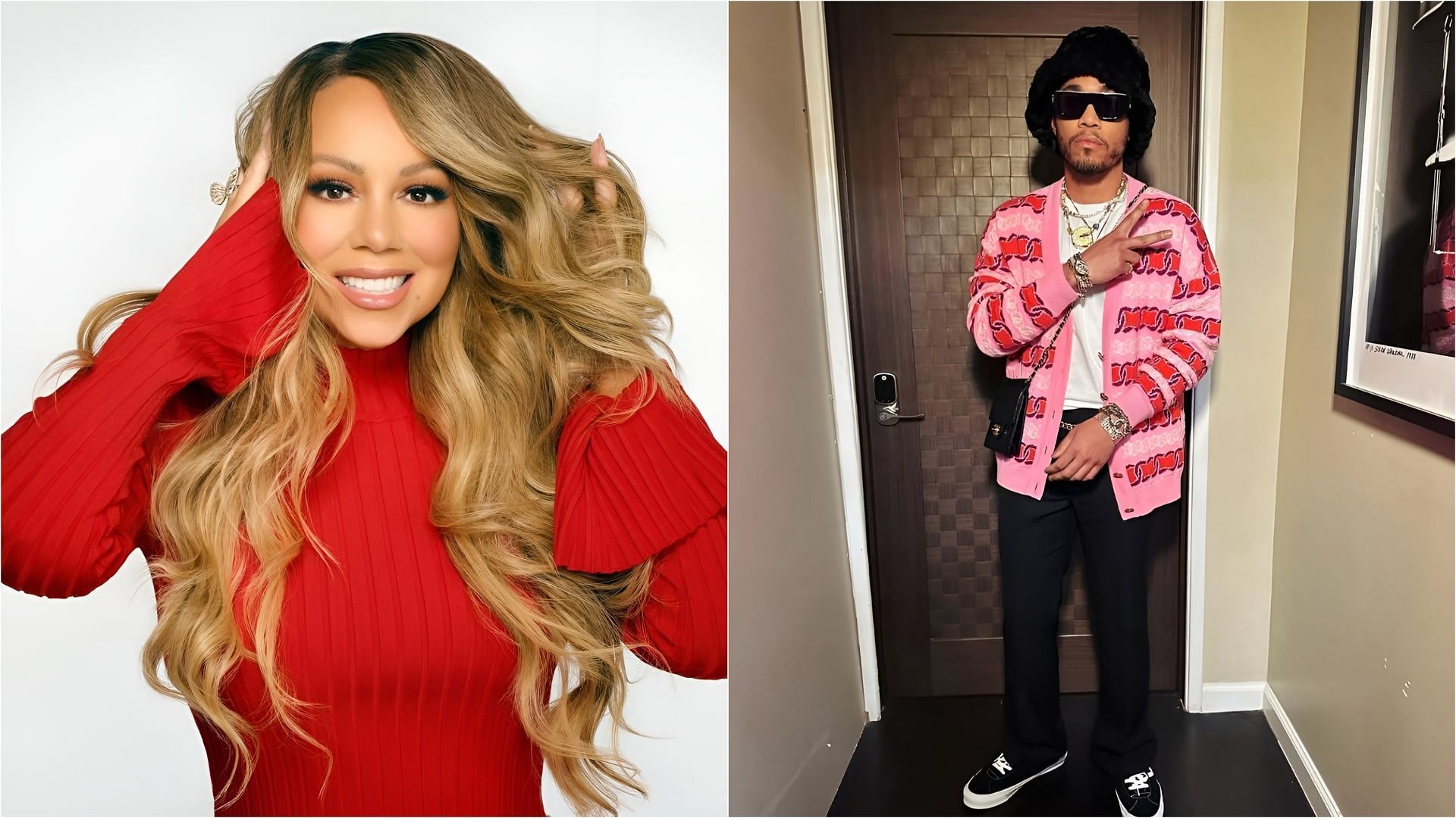 Mariah Carey and Anderson .Paak were recently seen together in Colorado (Images via Instagram/mariahcarey and anderson._paak)