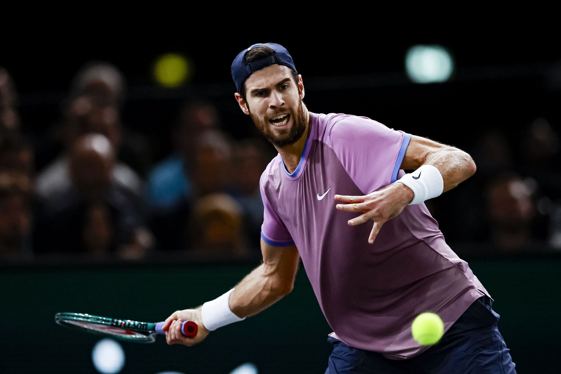 Karen Khachanov at the Paris Masters 2024. (Photo: Getty)