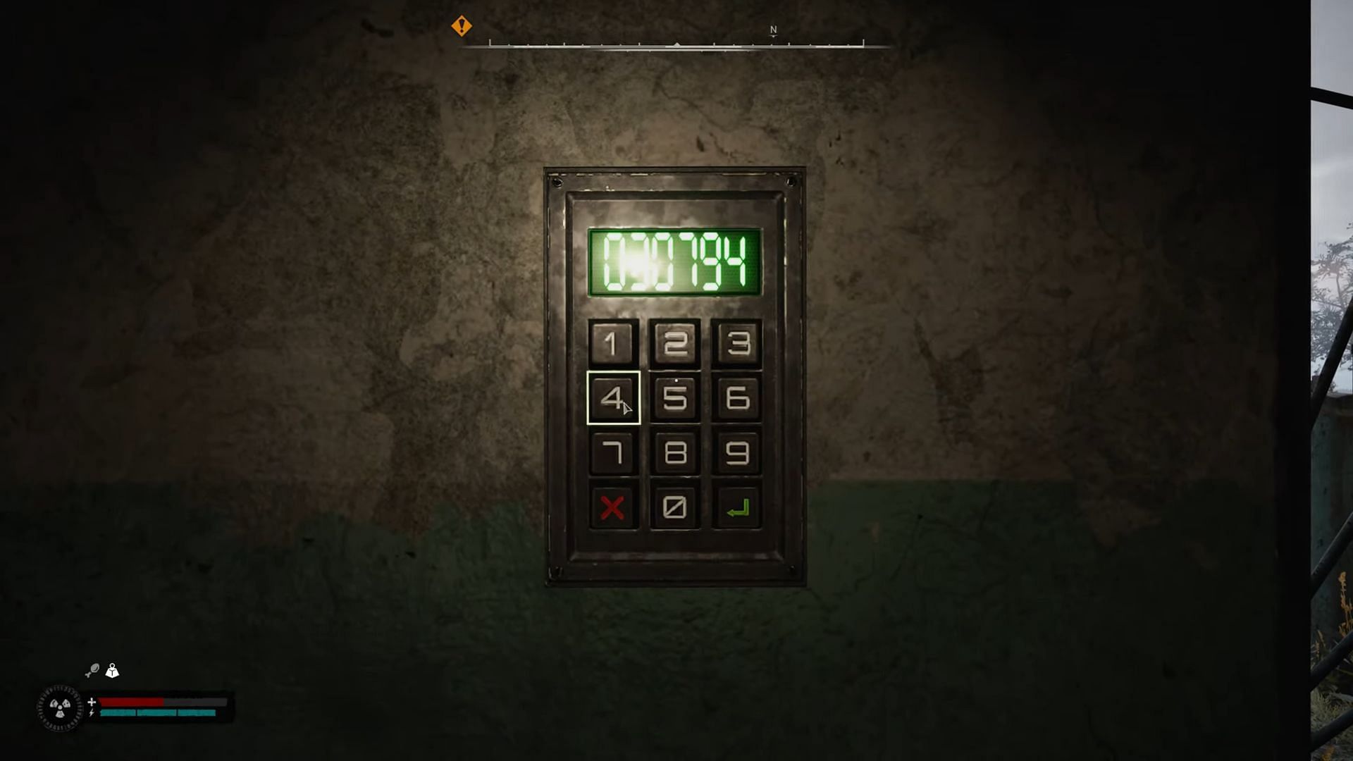 The code to unlock the safe (Image via GSC Game World)