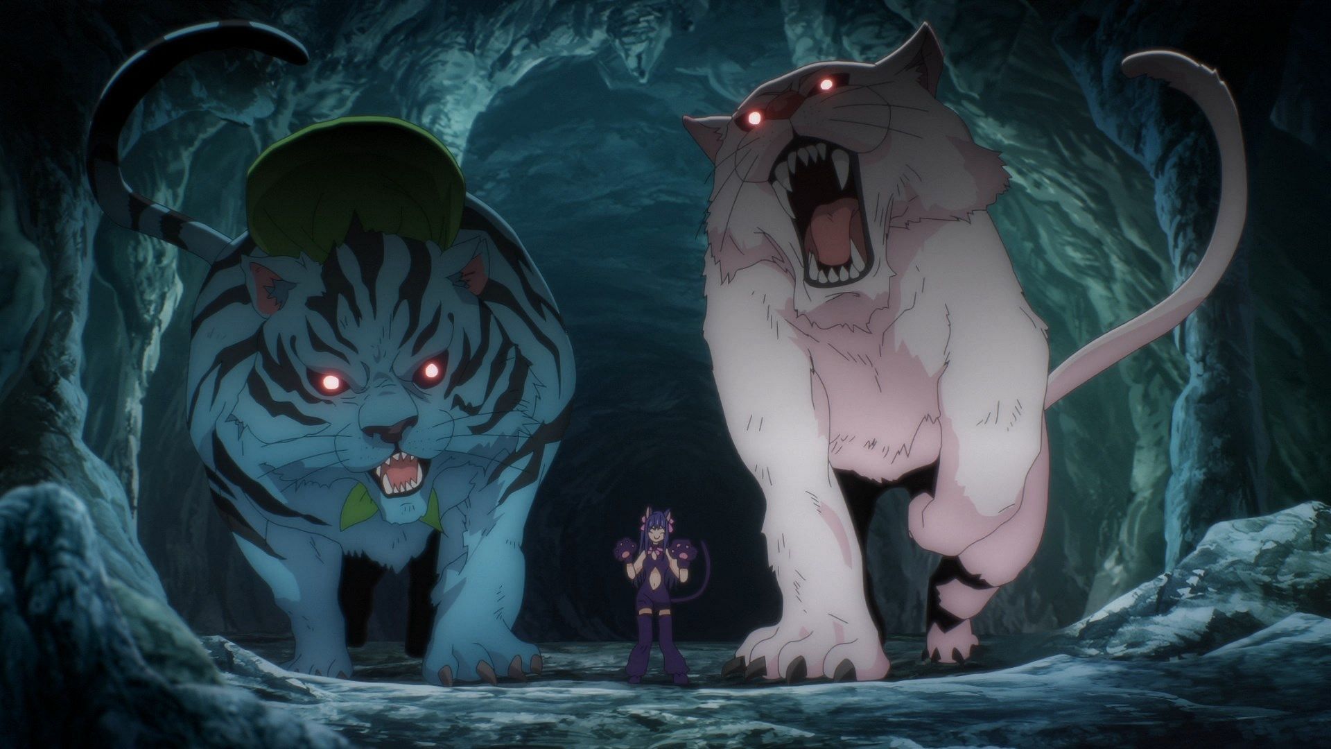 Natsu and Gray must save their allies, who were transformed into yokai by Yoko in Fairy Tail: 100 Years Quest episode 21 (Image via J.C. Staff)