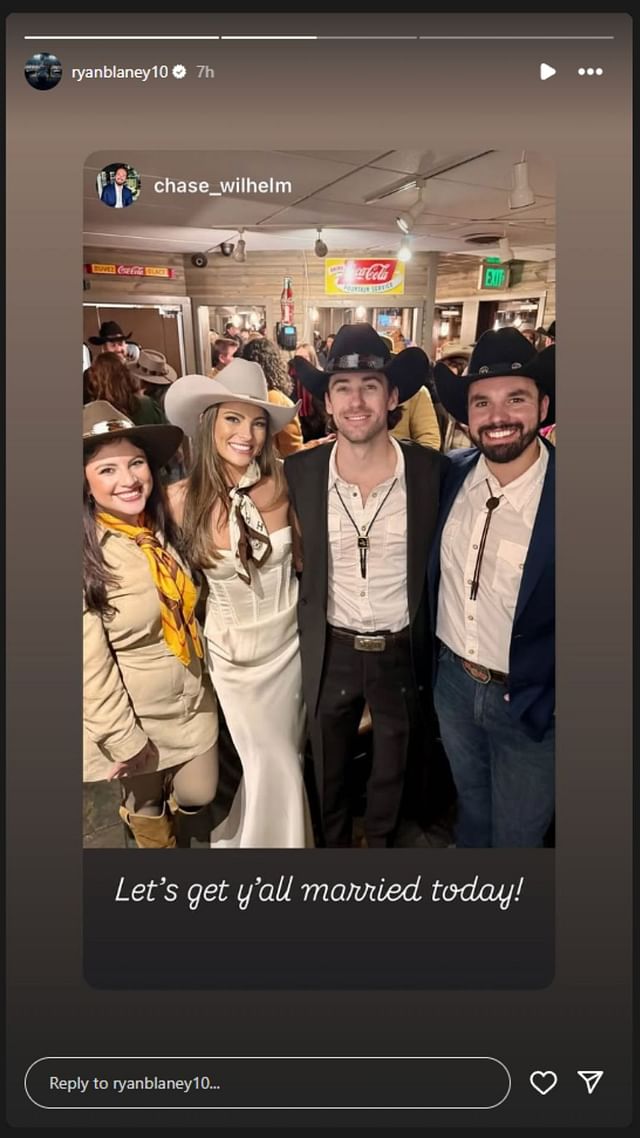 In Photos: Ryan Blaney’s fiancé Gianna fires up her IG with wedding day