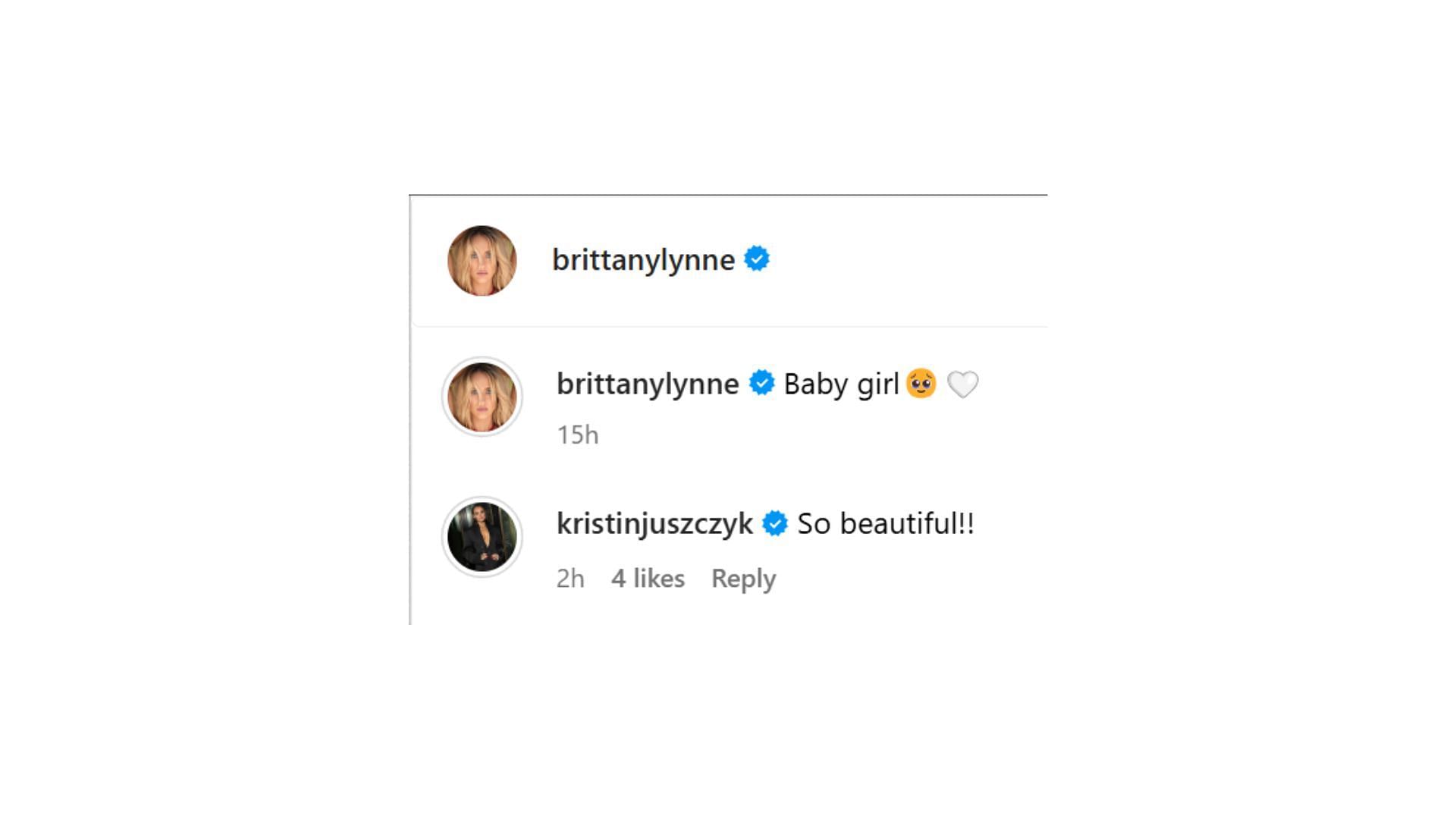 Kyle Juszczyk&#039;s wife Kristin was in awe of Patrick Mahomes&#039; wife Brittany&#039;s maternity shoot [Credits: IG/ @brittanylynne]