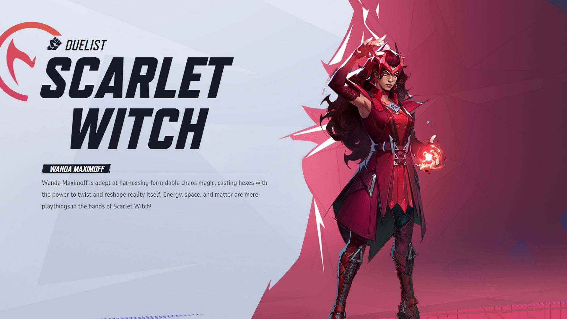 Scarlet Witch in Marvel Rivals (Image via NetEase Games)