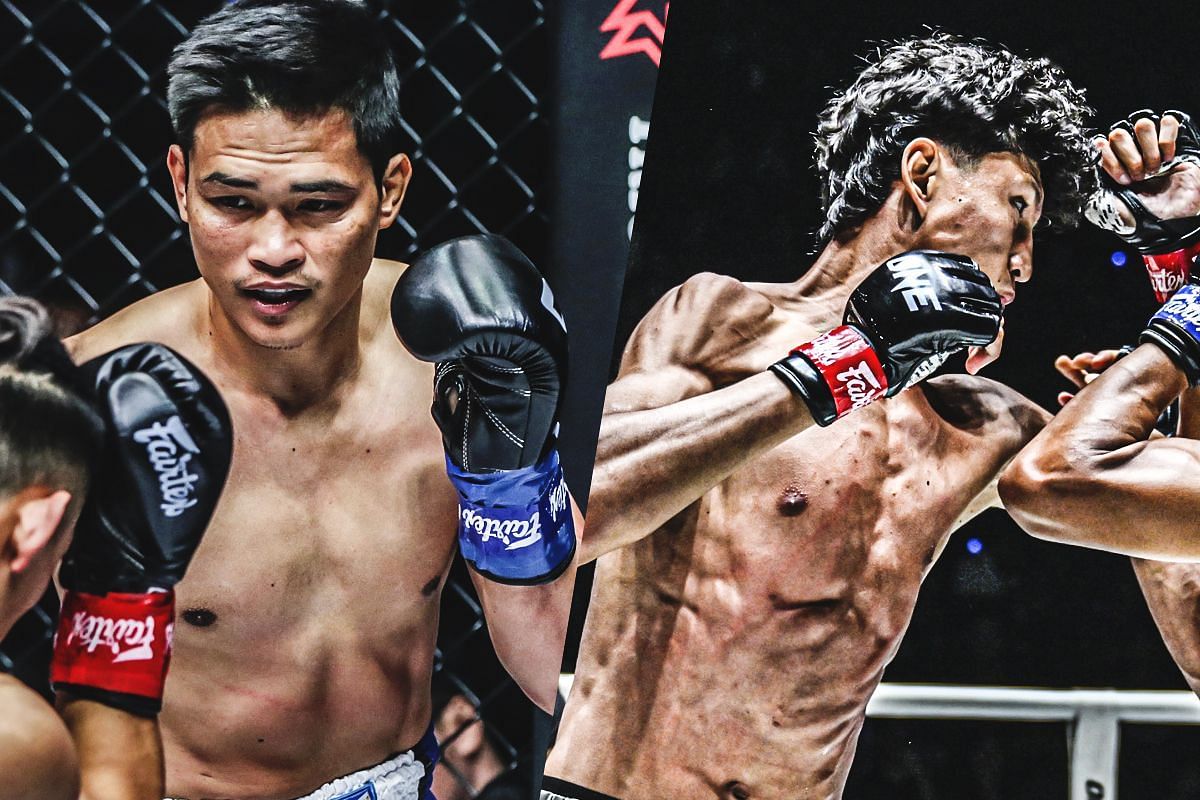 Petchtanong (Left) faces Nabil Anane (Right) at Lumpinee