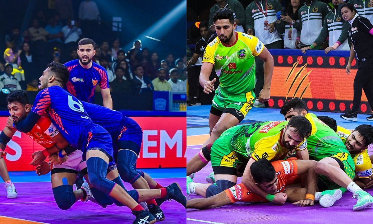 दबंग दिल्ली vs पटना पाइरेट्स (Photo Credit - @DabangDelhiKC/@ProKabaddi)