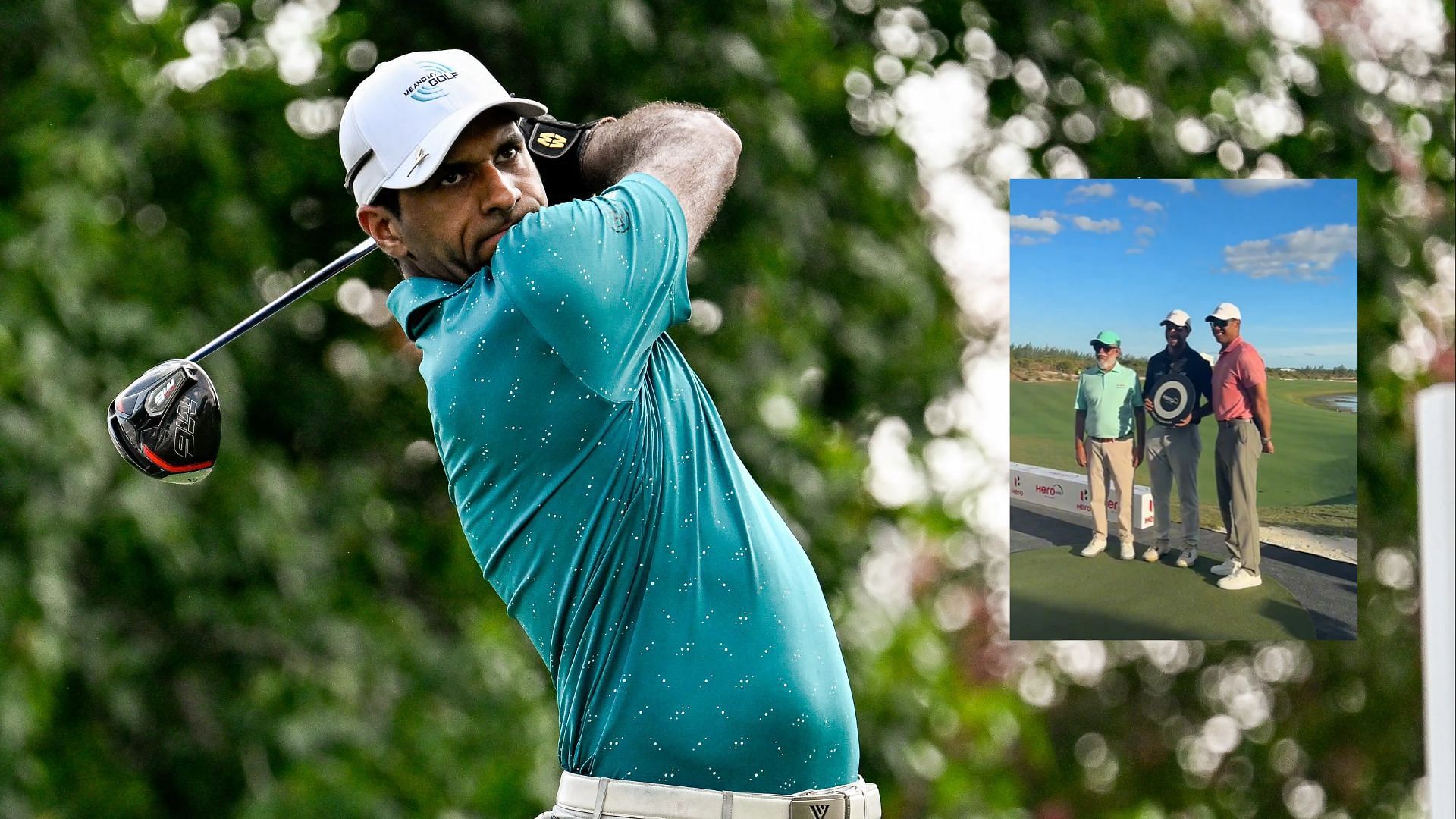 Aaron Rai beats Justin Thomas, other PGA Tour stars at the 2024 Hero Shot (Images via Imagn and @TGRLiveEvents/X)