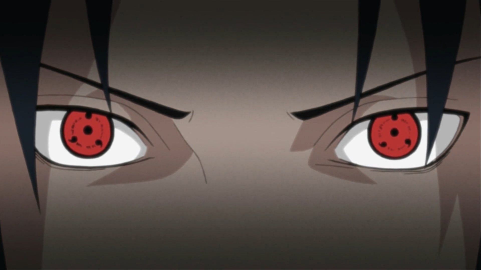 Sasuke activating his Sharingan (Image via Studio Pierrot)