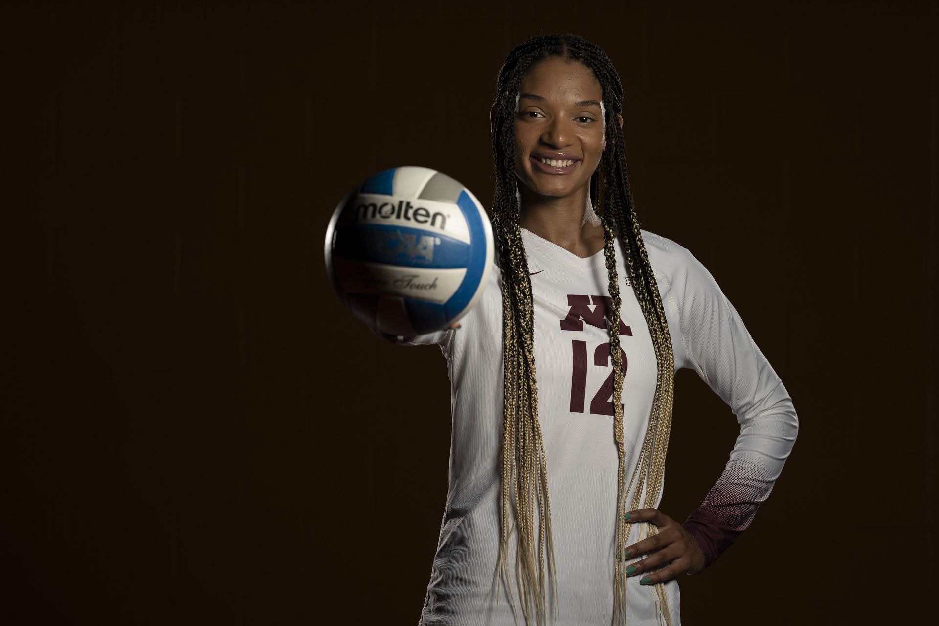 Taylor Landfair, University of Minnesota volleyball, August 2022, by Jerry Holt, Star Tribune - Source: Getty