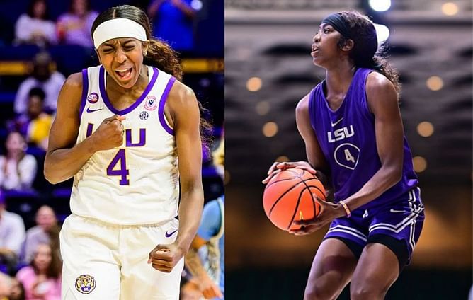 WATCH: LSU’s Flau'jae Johnson celebrates with a shimmy on the floor after tough 4-point play