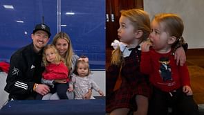 “My whole world”: Wayne Gretzky’s son Ty shares adorable Christmas pics of his daughters Sicily and Vienna