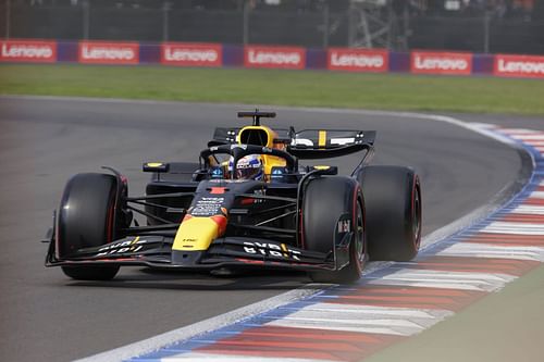 Max Verstappen's Red Bull #1 Car in Mexico (Image via Getty)