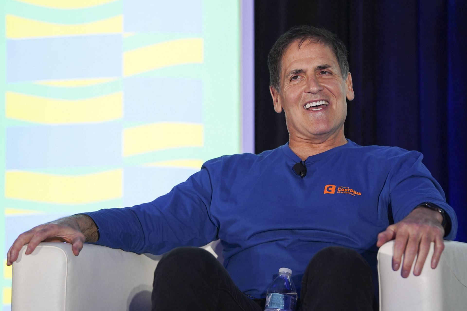 Mark Cuban speaks onstage at Predicting the Future of Entertainment with Fireside during the 2022 SXSW Conference and Festivals (Image via Getty)